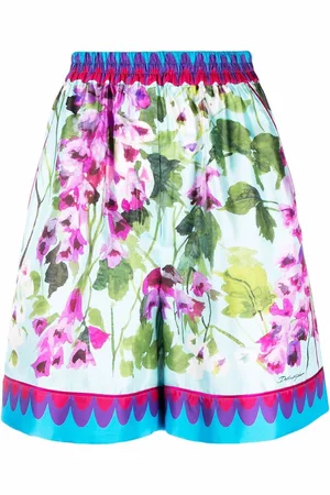 Dolce & Gabbana Floral print high-waisted shorts