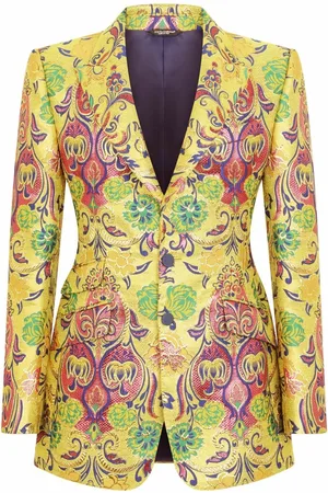 Dolce & Gabbana Patterned jacquard suit jacket