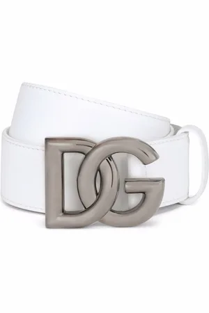 Dolce & Gabbana DG-logo leather belt