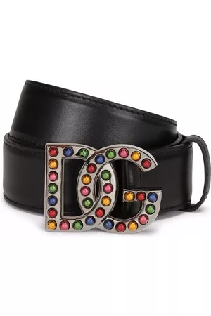 Dolce & Gabbana Men Belts - Buckle leather belt - Black