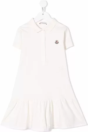 Moncler Logo-patch polo dress - White