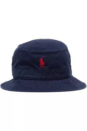 Ralph Lauren Men Hats - Classic logo bucket hat - Blue