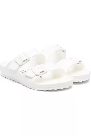 Birkenstock Side-buckle flat sandals - White