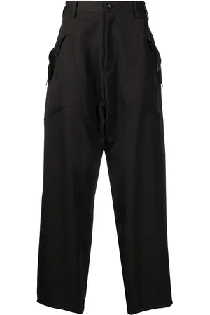 Sulvam Flap-pocket trousers