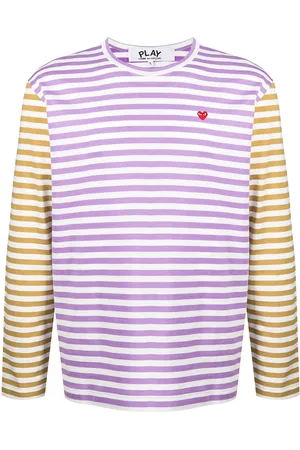 Comme des Garçons Striped long-sleeve T-shirt