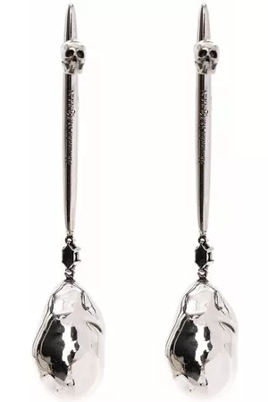 Alexander McQueen Stick-drop earrings - Silver