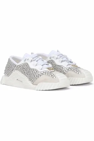 Dolce & Gabbana Studded low-top leather sneakers