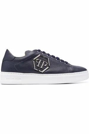 Philipp Plein Hexagon low-top leather sneakers