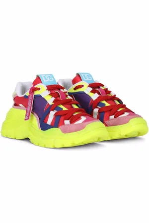 Dolce & Gabbana Colour-block panelled sneakers