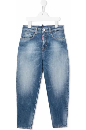 Dsquared2 Slim Jeans - Mid-rise slim-cut jeans - Blue