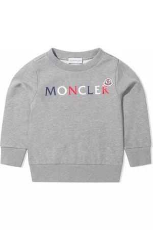 Moncler Logo-print cotton sweatshirt - Grey