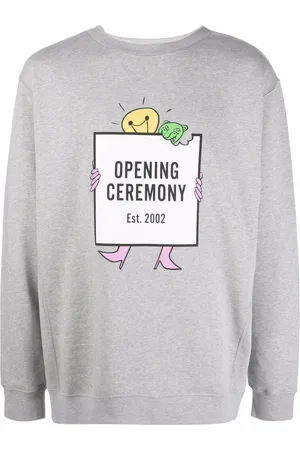 Opening Ceremony Lightbulb box-logo print hoodie