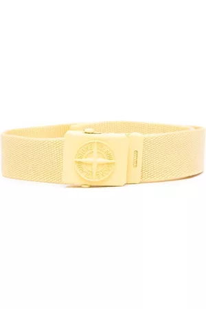Stone Island Belts - Logo-buckle belt - Yellow