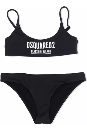 Dsquared2 Girls Bikini Sets - Logo-print bikini set - Black