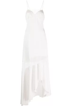 Sachin & Babi Women Asymmetrical Dresses - Candace lace-panels asymmetric slip dress - White