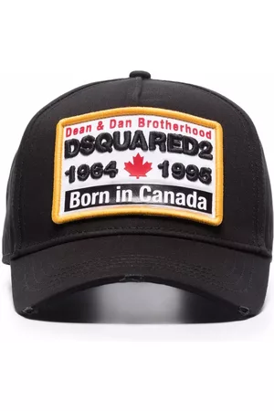 Dsquared2 Men Caps - Born in Canada baseball cap - Black
