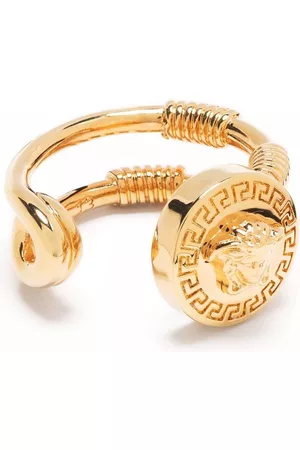 VERSACE Safety Pin Medusa open ring - Gold