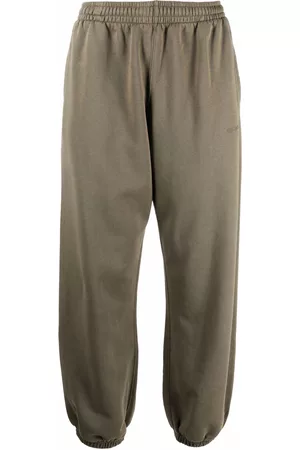 OFF-WHITE Men Sweatpants - Diag Tab slim-fit track pants - Green