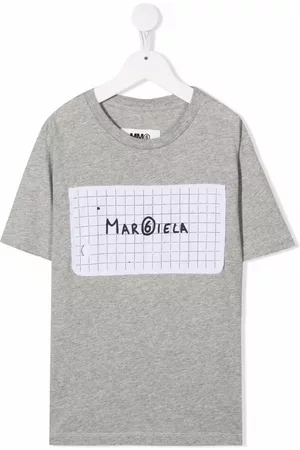 Maison Margiela Logo-print cotton T-shirt - Grey