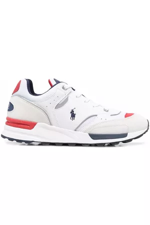 Ralph Lauren Men Low Top Sneakers - Panelled lace-up sneakers - White