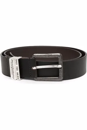 Diesel B-Guarantee-A leather belt