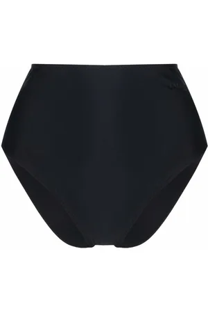 Ganni Logo-print detail bikini bottoms
