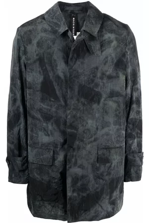 MACKINTOSH Men Neckties - TORRENTIAL tie-dye coat - Grey
