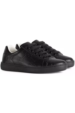 Gucci Boys Low Top Sneakers - GG Ace low-top sneakers - Black
