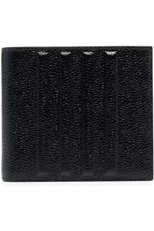 Thom Browne Billfold leather wallet - Black