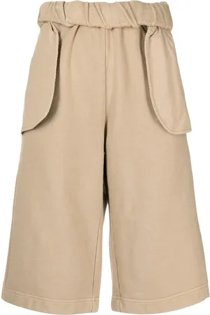 DION LEE Cotton knee-length shorts