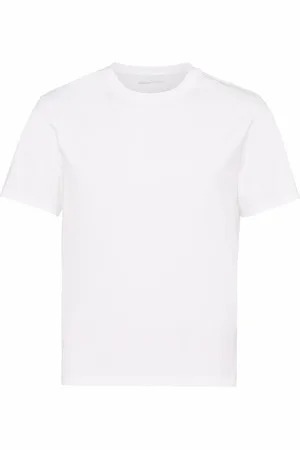 Prada Logo-embroidered cotton T-shirt