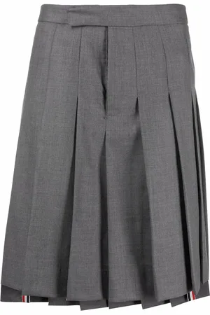 Thom Browne High-low hem pleated skirt
