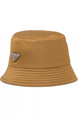 Prada Men Hats - Re-nylon bucket hat - Brown