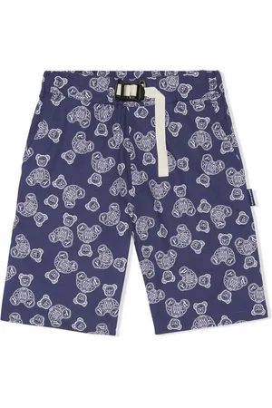 Palm Angels All-over teddy chino shorts