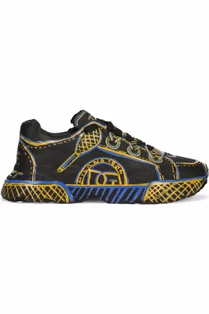 Dolce & Gabbana Graffiti lace-up sneakers