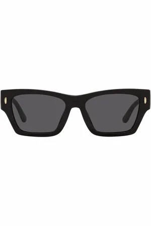 Tory Burch Logo-plaque square-frame sunglasses