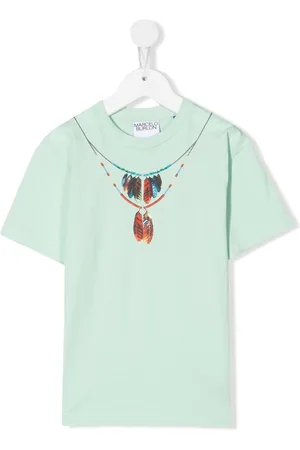 MARCELO BURLON Necklace-print cotton T-shirt