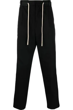 Palm Angels Side-stripe straight-leg trousers