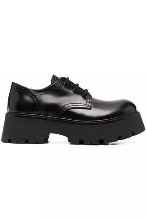 Alexander McQueen Women Formal Shoes - Patent leather Derby shoes - Black