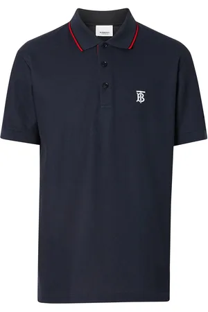 Burberry Icon Stripe Placket Cotton Piqu?? Polo Shirt
