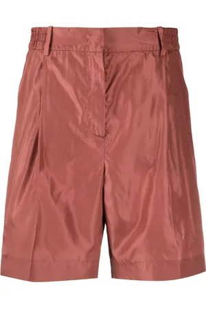 VALENTINO GARAVANI High-waisted silk shorts