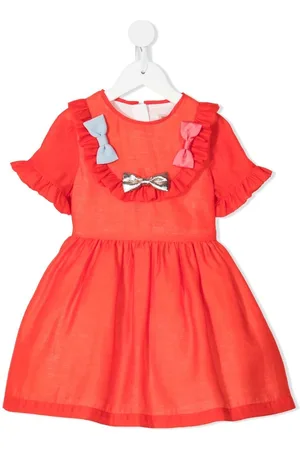 HUCKLEBONES LONDON Bow detail dress