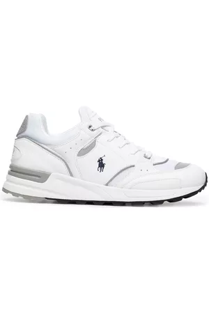 Ralph Lauren Embroidered-pony detail sneakers - White