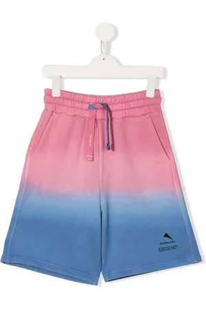 MAUNA KEA Tie-dye logo-print track shorts