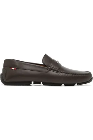 Bally Logo-plaque leather loafers
