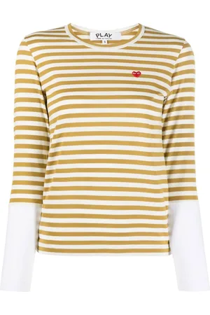 Comme des Garçons Striped long-sleeved T-shirt