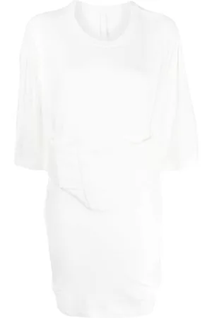 DION LEE Corset-detail tunic top - White