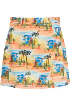 Les Benjamins Graphic-print mini skirt
