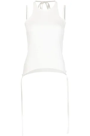 DION LEE Round neck tank top