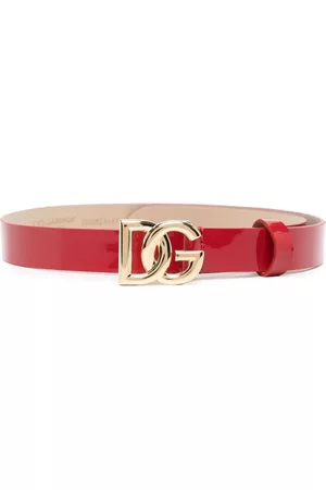 Dolce & Gabbana Logo-buckle belt - Red